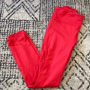 OV Fire Red leggings